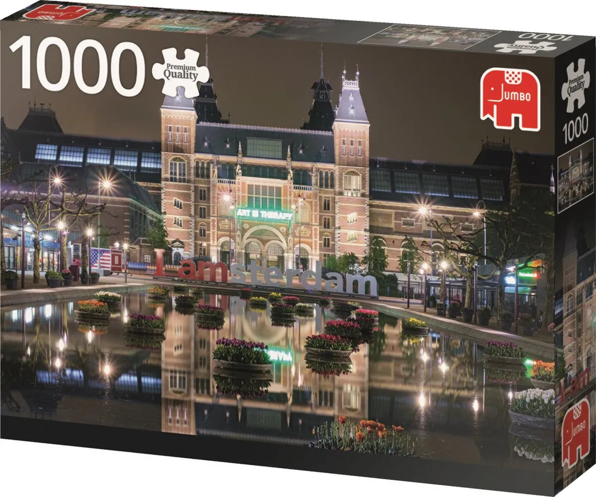 Jumbo Rijksmuseum By Night 1000 Puzzels - Surf Up CK Print Blue