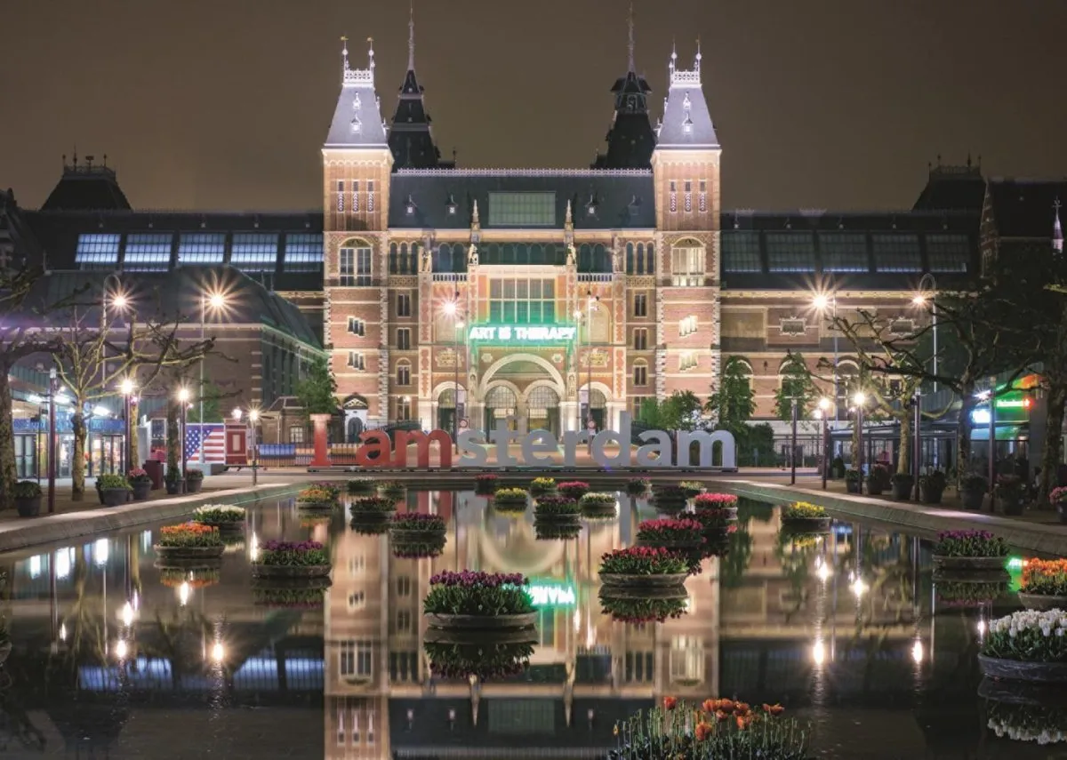 Jumbo Rijksmuseum By Night 1000 Puzzels - Surf Up CK Print Blue