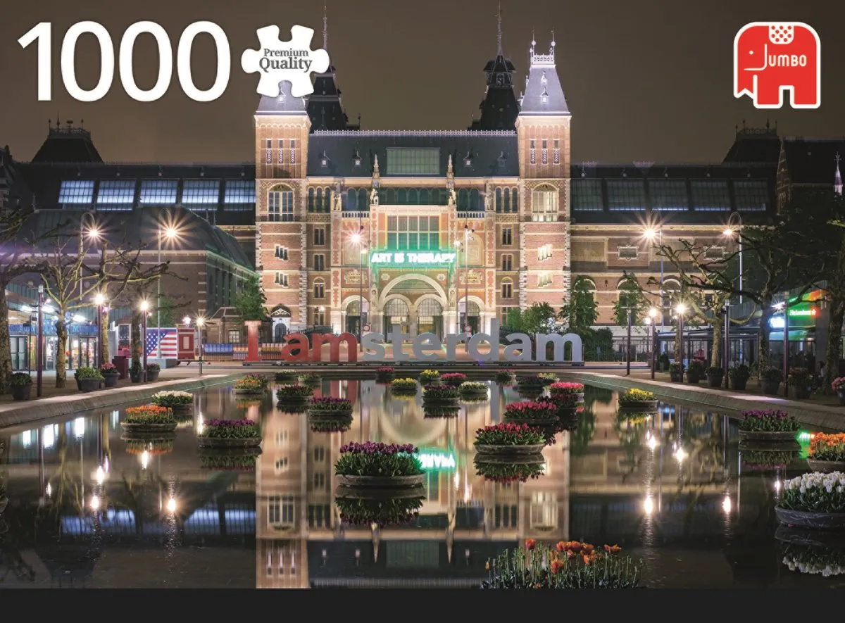 Jumbo Rijksmuseum By Night 1000 Puzzels - Surf Up CK Print Blue