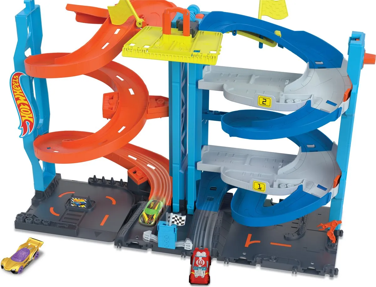 Hot Wheels City Transformerende Racetoren HKX43 - Multicolor