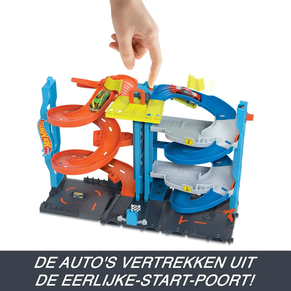 Hot Wheels City Transformerende Racetoren HKX43 - Multicolor - afbeelding 6 van 6