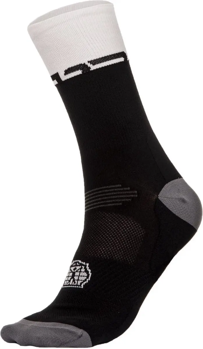 BIORACER SUMMER SOCKS BLACK ZWART/WIT MAAT M= 39/41