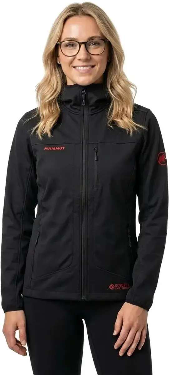 Mammut Ultimate Viii 25 Years Gore-tex Windstopper® Softshelljack Zwart L Vrouw