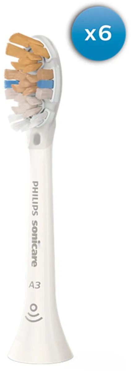 Philips Sonicare A3 HX9096/87 Opzetborstels - 6 Stuks - White - afbeelding 6 van 6