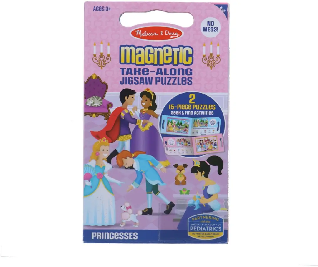 Melissa Puzzelmagneet Princess - Multi