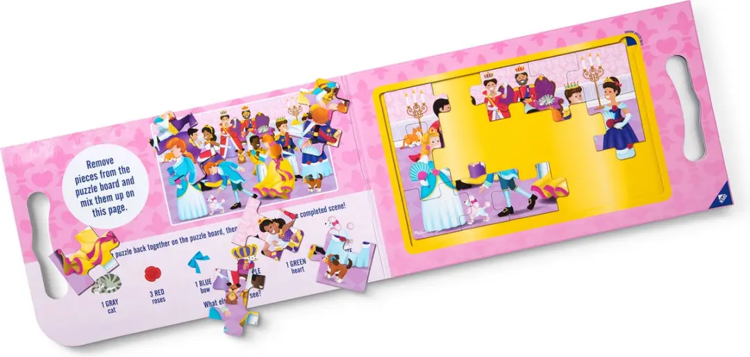 Melissa Puzzelmagneet Princess - Multi