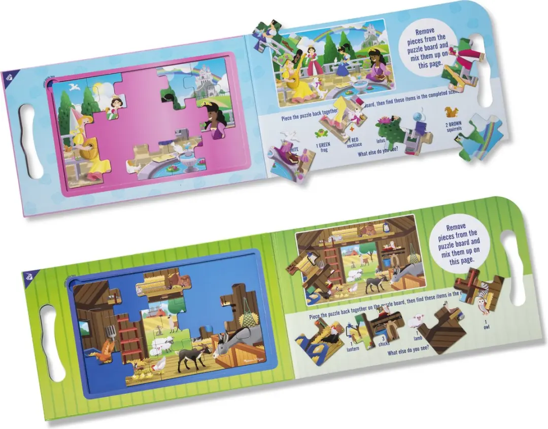 Melissa Puzzelmagneet Princess - Multi