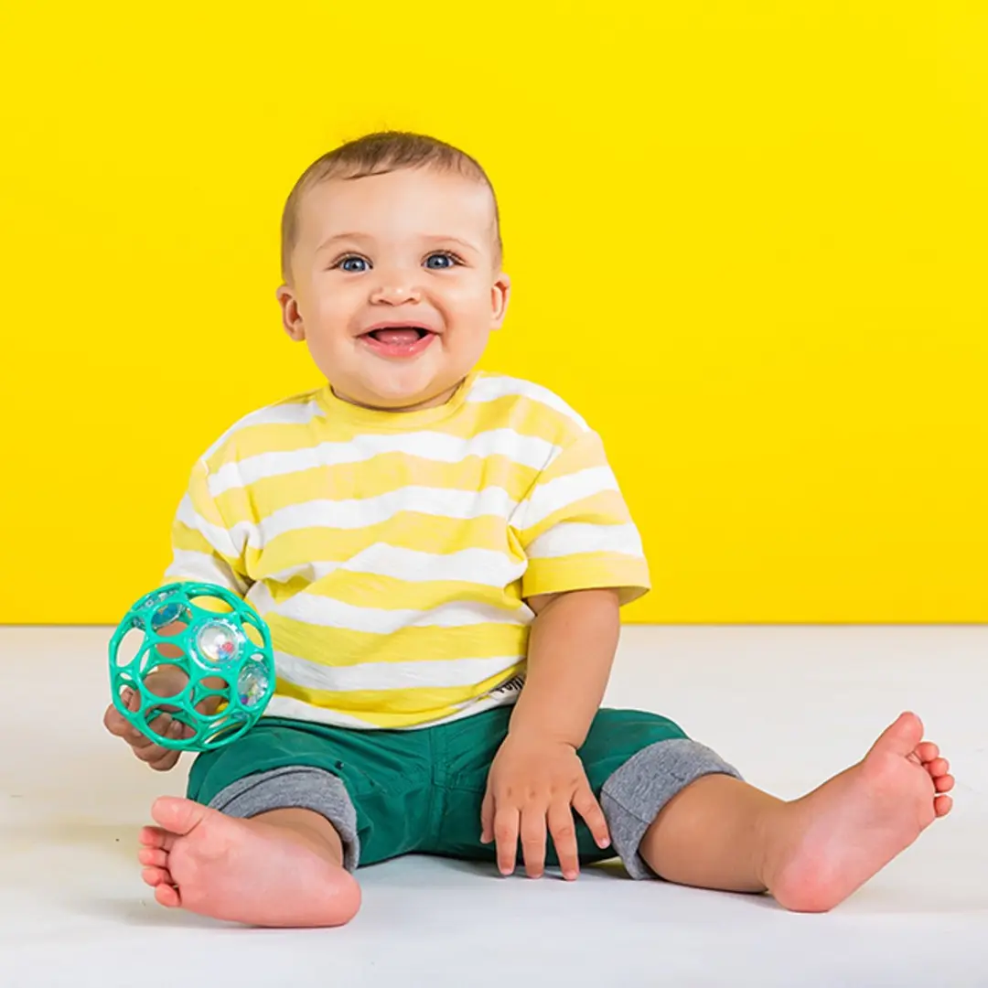 Oball Baby Rammelaar - Groen - afbeelding 3 van 6
