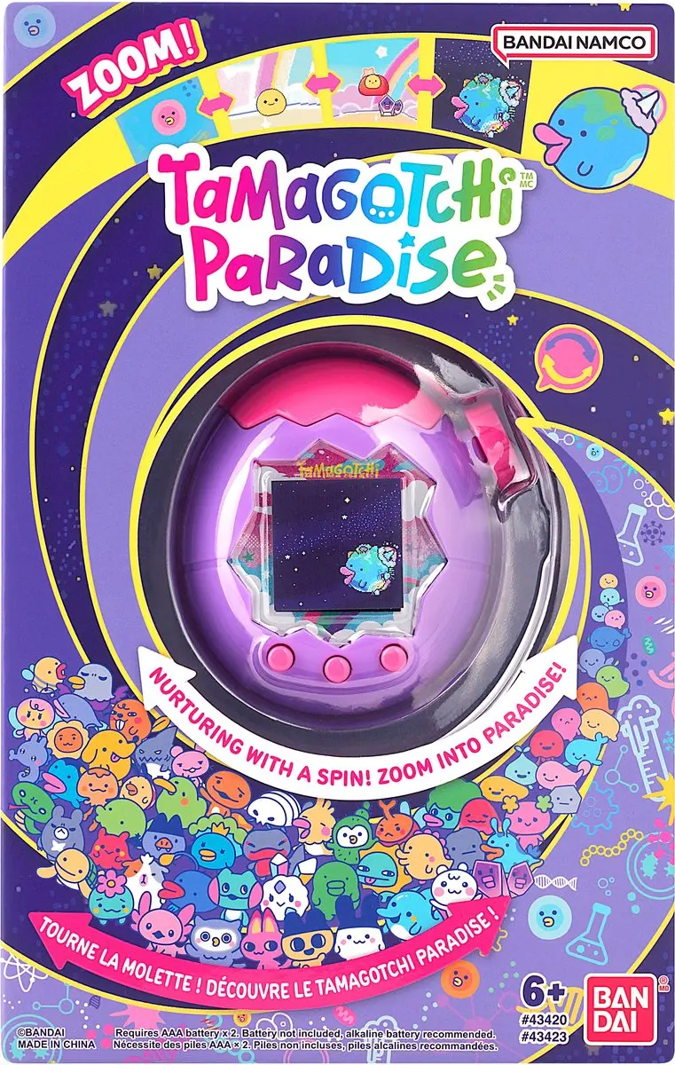 Bandai Tamagotchi Paradise Sky 43423 - Paars/Rozespeelgoed