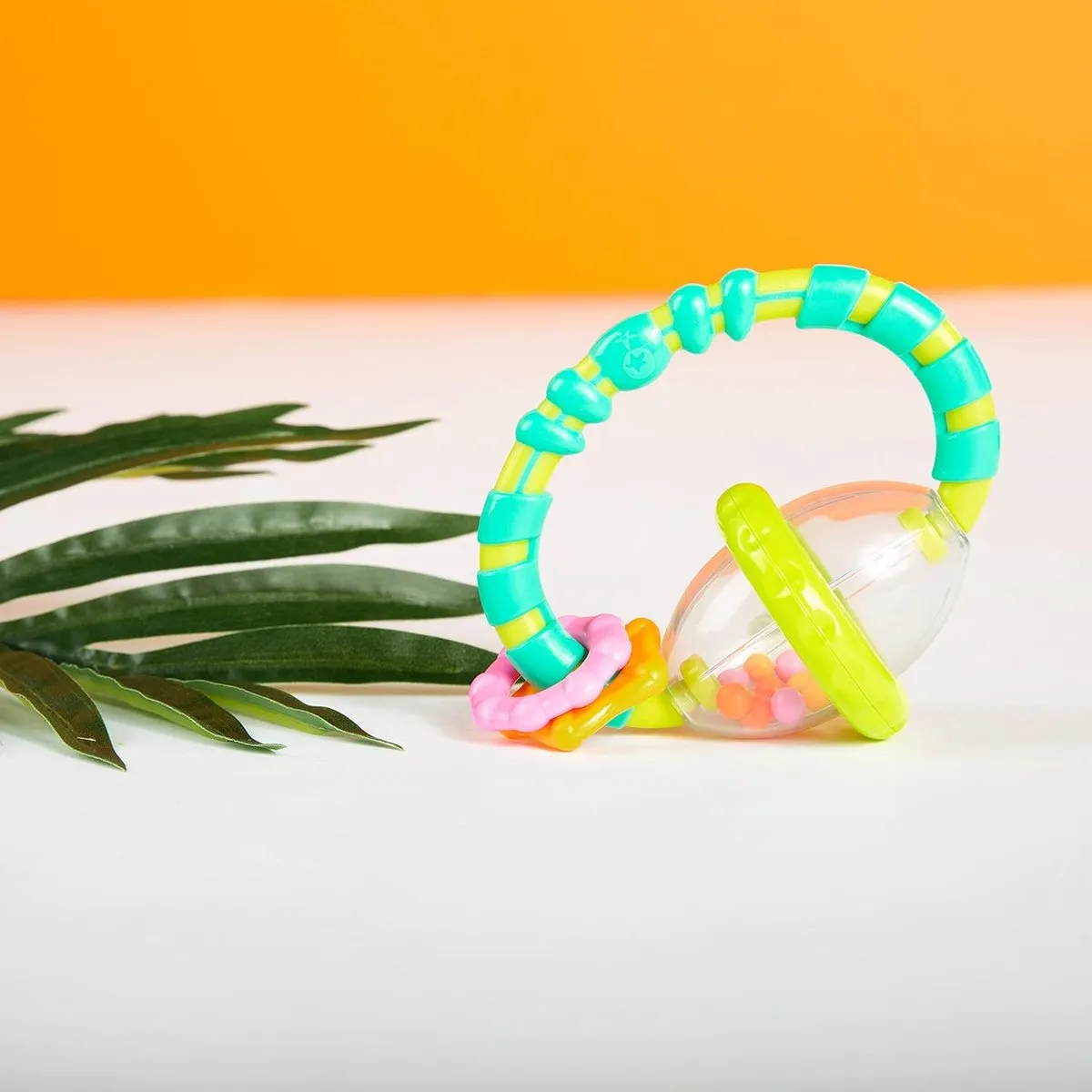Bright Starts Grab Spin Babyrammelaar - Blauw