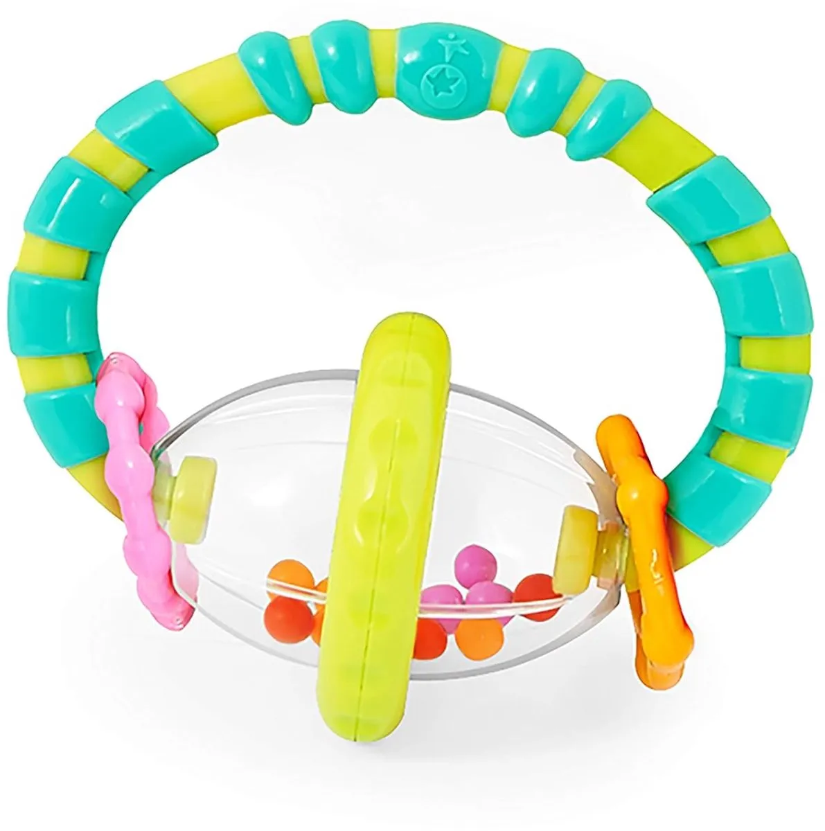 Bright Starts Grab Spin Babyrammelaar - Blauw
