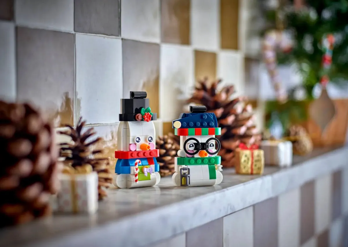 LEGO Kerst Sneeuwpopornamenten 40812 - 168 Stukken - Wit