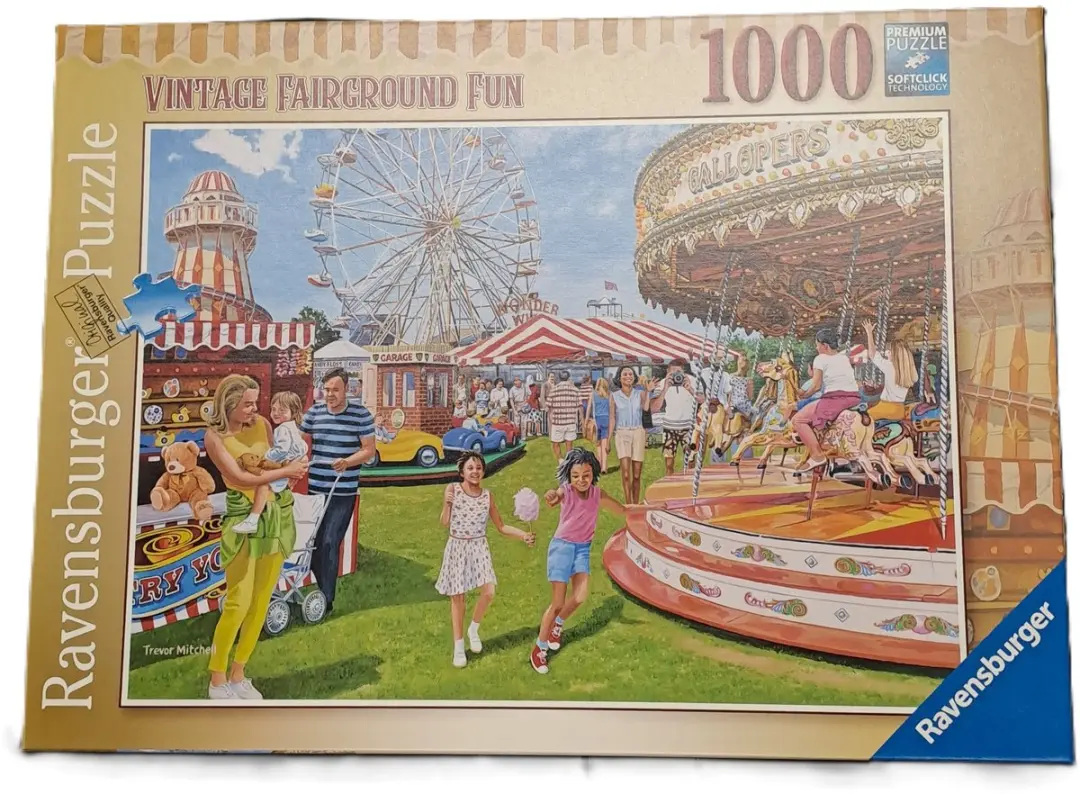 Ravensburger puzzel Vintage kermispret 1000 stukjes