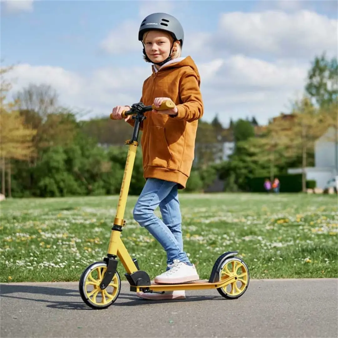 Hudora Scooter Up 200 Step 200mm - Geel
