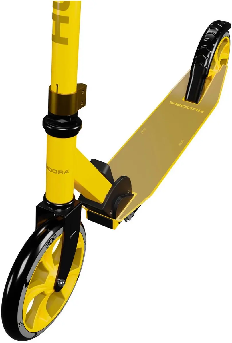 Hudora Scooter Up 200 Step 200mm - Geel