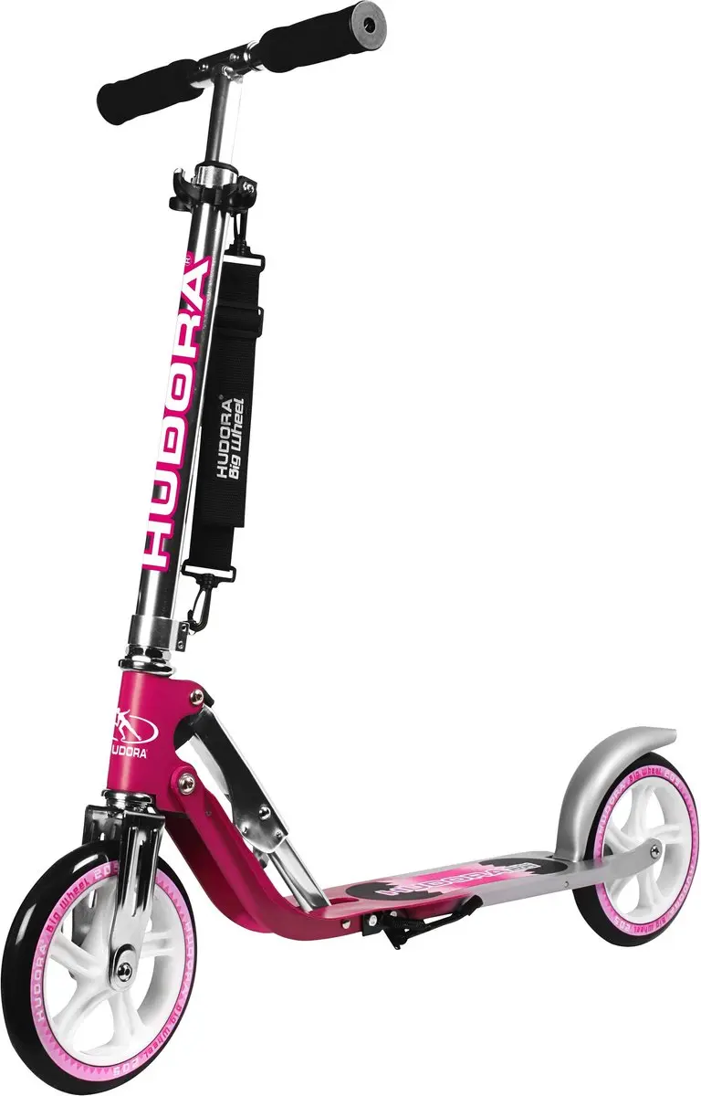 Hudora BigWheel 205 Scooter Step - Magenta/Zilver