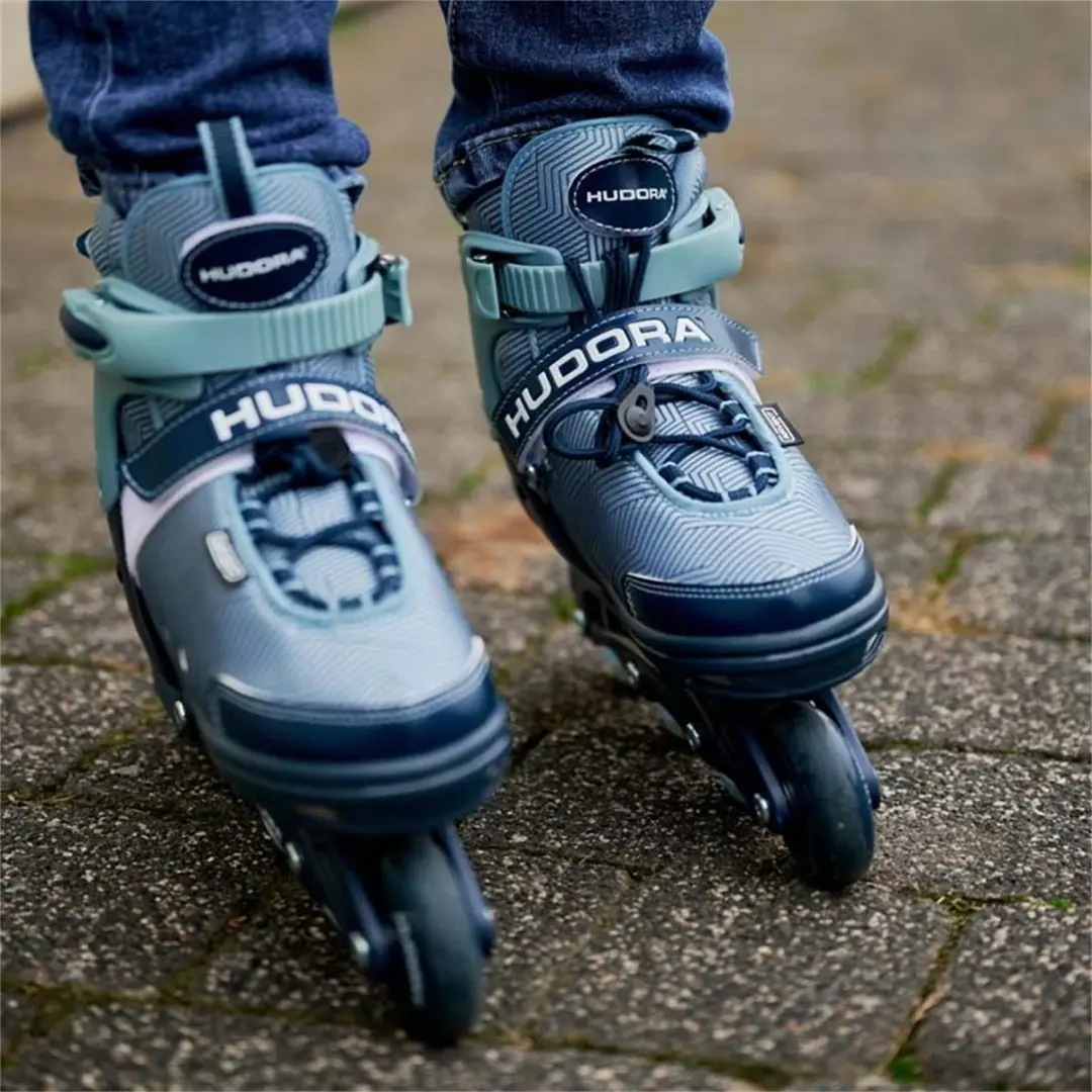 Hudora Skeelers Leon 2.0 Ocean Blauw - Maat 33-36