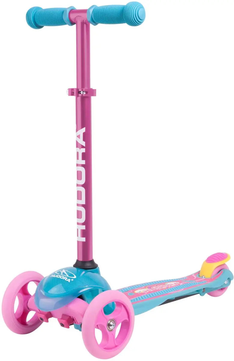 Hudora Flitzkids 2.0 Scooter Step 3 Wielen - Roze