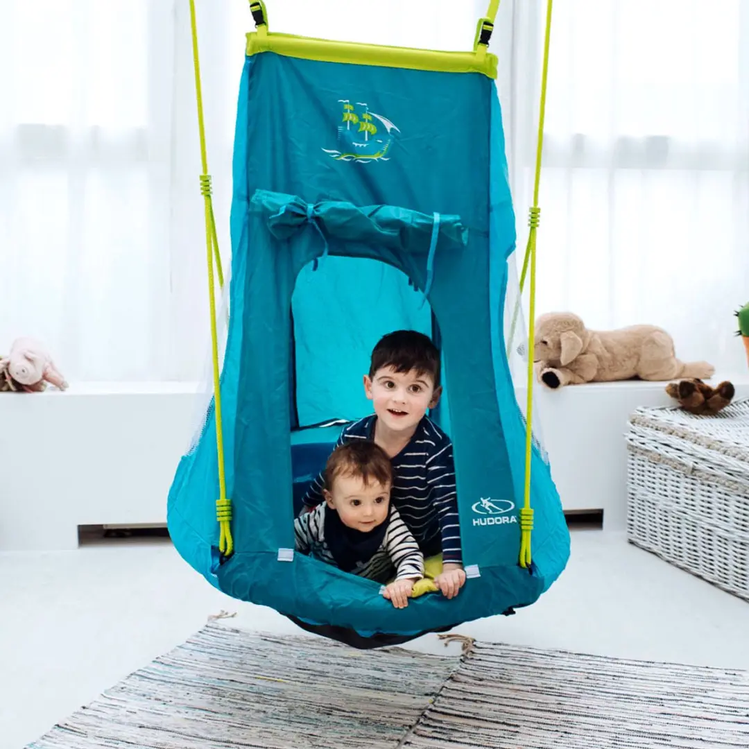 Hudora Nestschommel Piraat 72152/01 - Blauw