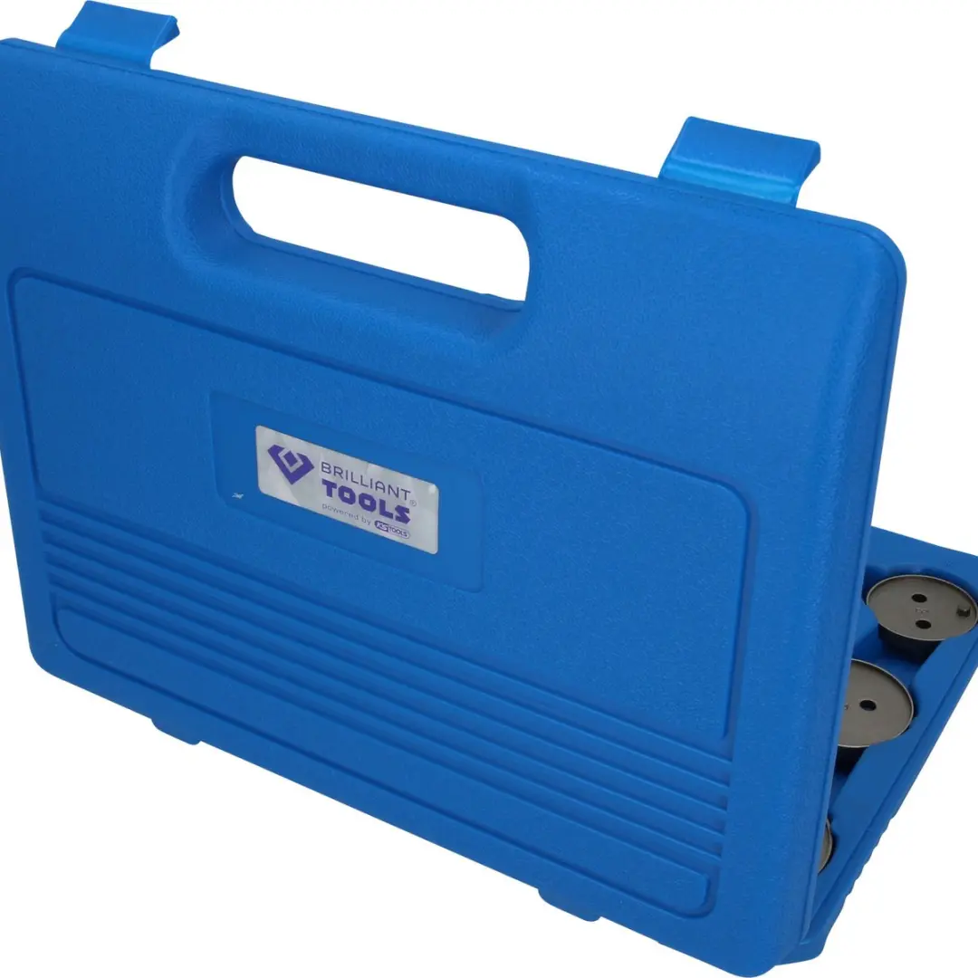 BRILLIANT TOOLS BT701000 Universele Remzuigerterugstelgereedschapset - 13-delig - Blauw - afbeelding 2 van 5