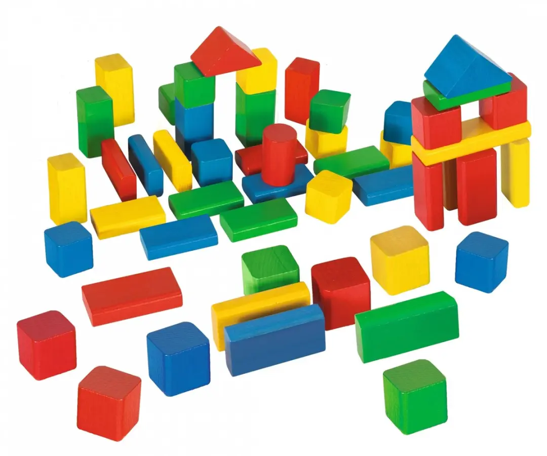 Eichhorn Houten Bouwstenen 100050161 - 100 Stuks - afbeelding 4 van 6