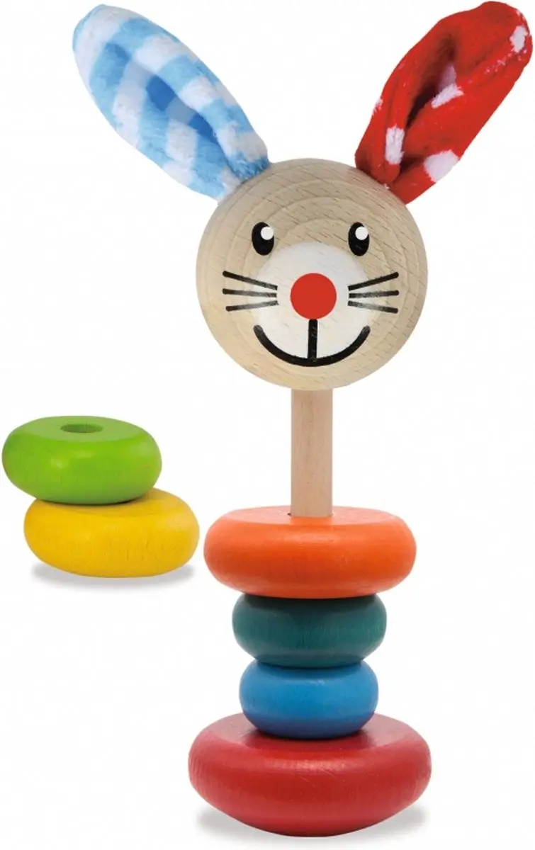 Eichhorn HEROS Baby Steckfigur Maus - 7-delig - Multicolor