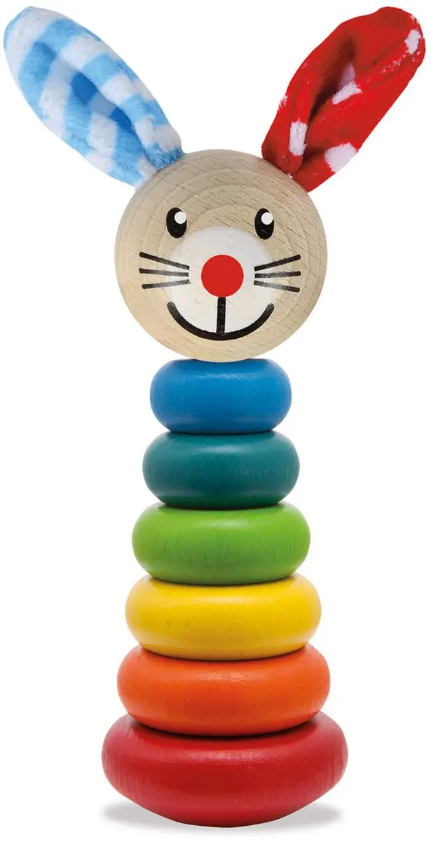 Eichhorn HEROS Baby Steckfigur Maus - 7-delig - Multicolor