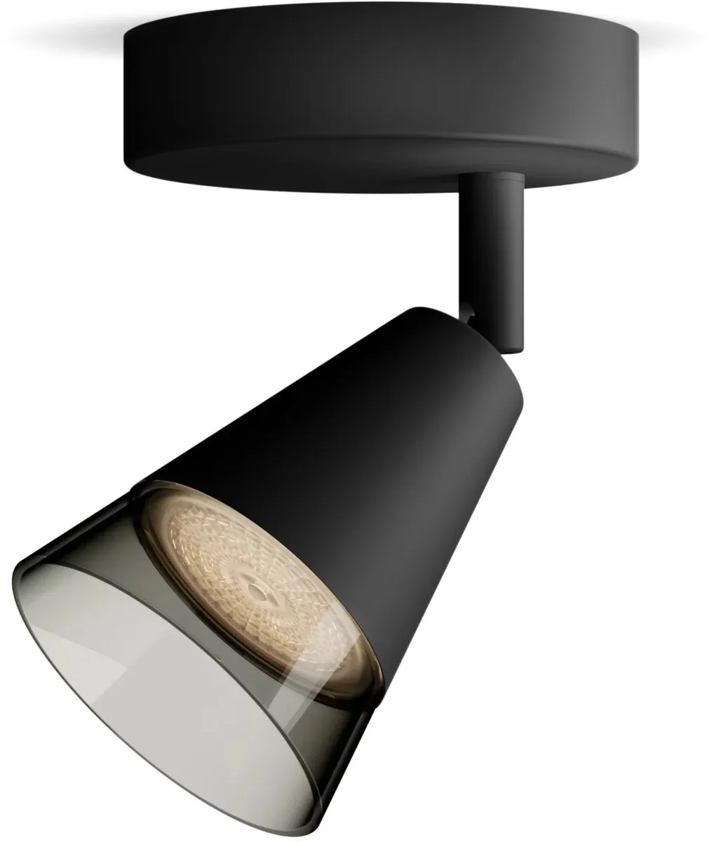 Philips Cleft Spot Wandspot GU10 - 3x5W - Zwart
