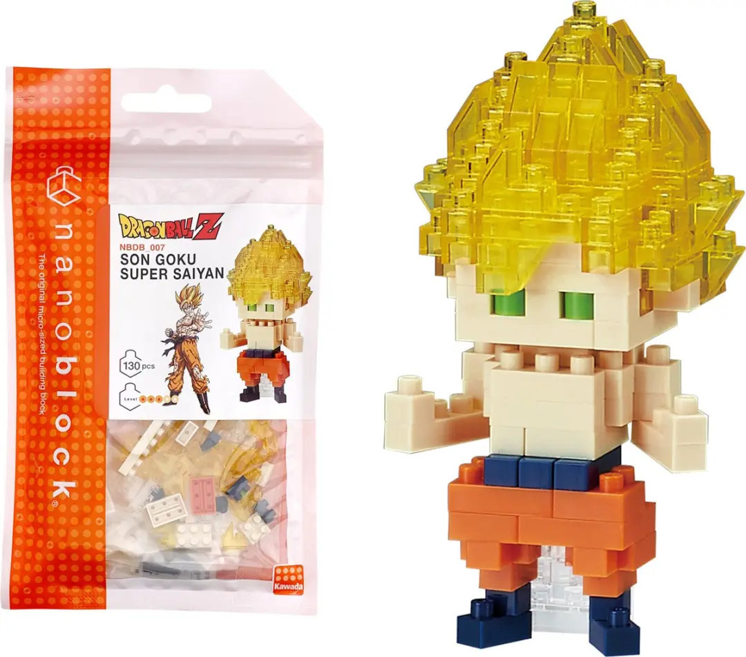 Bandai Nanoblock NBDB-007 Son Goku Super Saiyan Bouwset - 1 Stuk