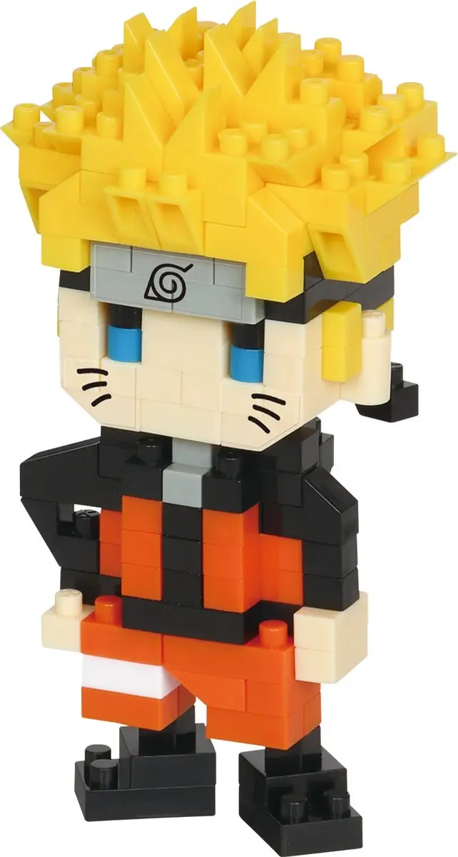 Bandai Nanoblock Naruto Uzumaki NBCC134 - Bouwset 2-delig - Meerkleurig