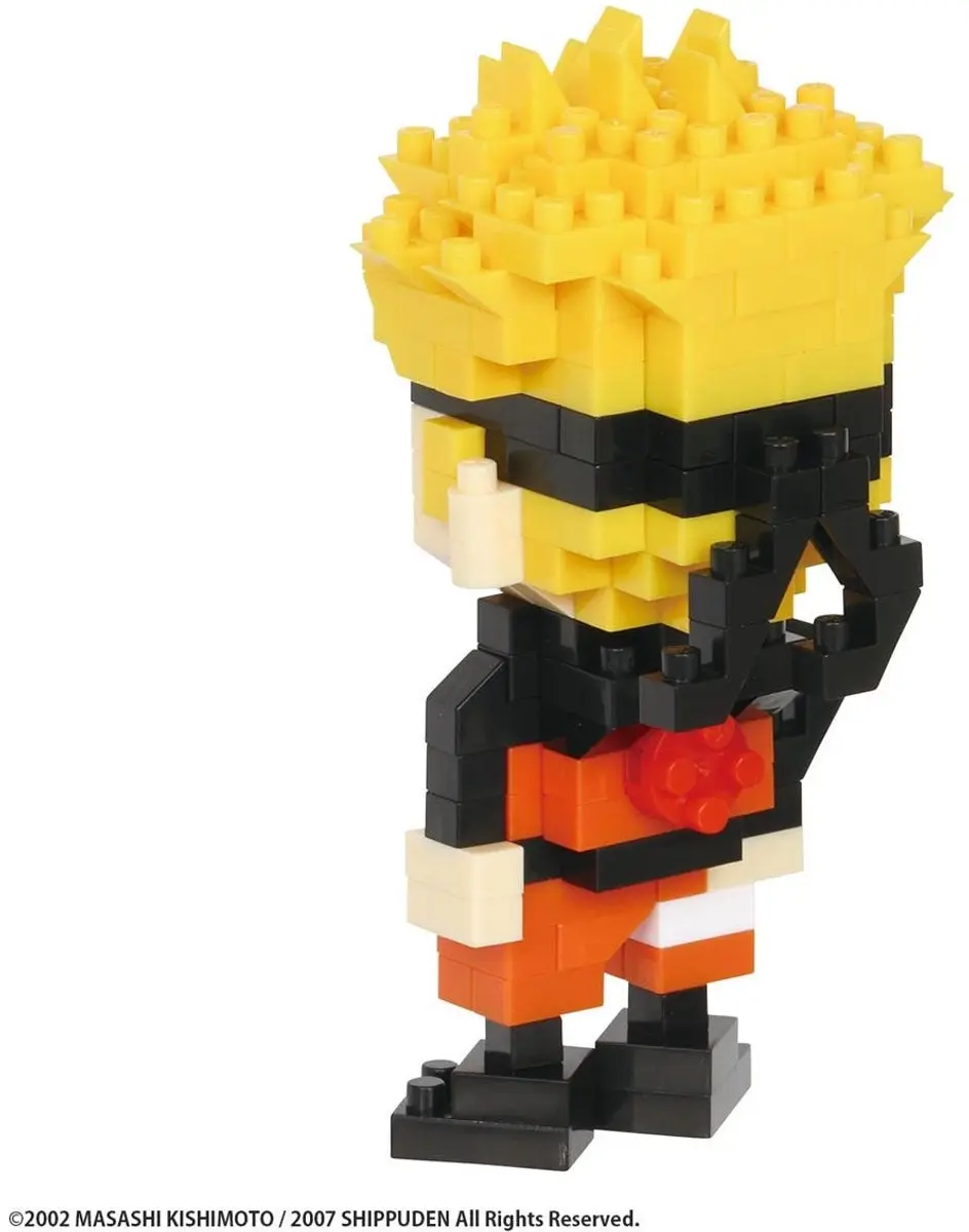 Bandai Nanoblock Naruto Uzumaki NBCC134 - Bouwset 2-delig - Meerkleurig