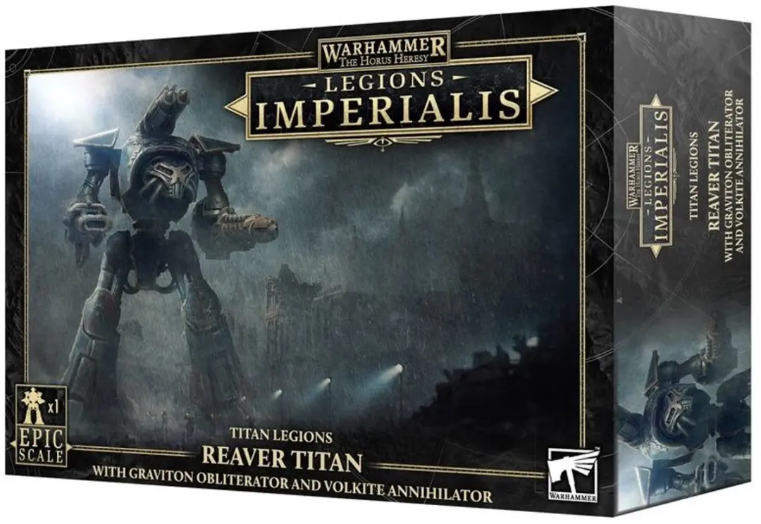Reaver Titan with Volkite Annihilator and Graviton Obliterator (Warhammer nieuw)