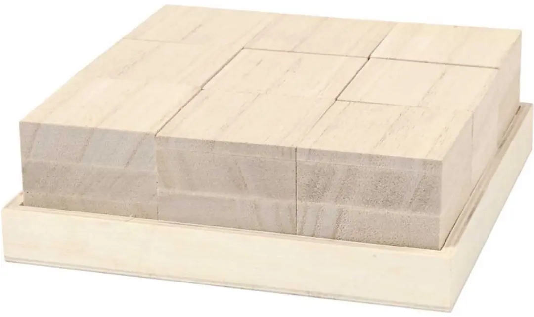 Creativ Company Creotime Houten Blokken 4x4cm