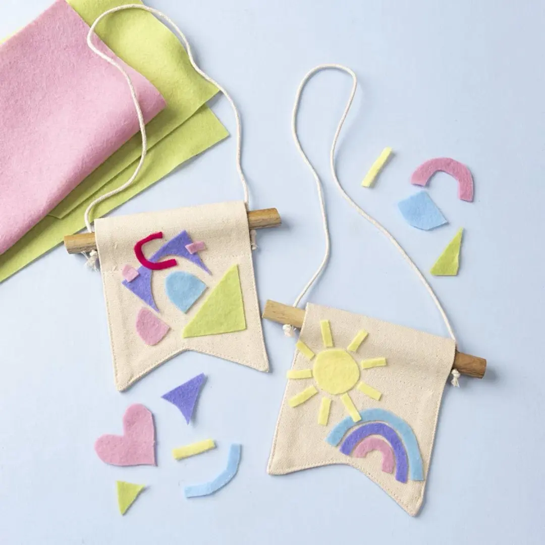 Creativ Company Kleine Wandbanner 12x10,5cm - 2 Stuks