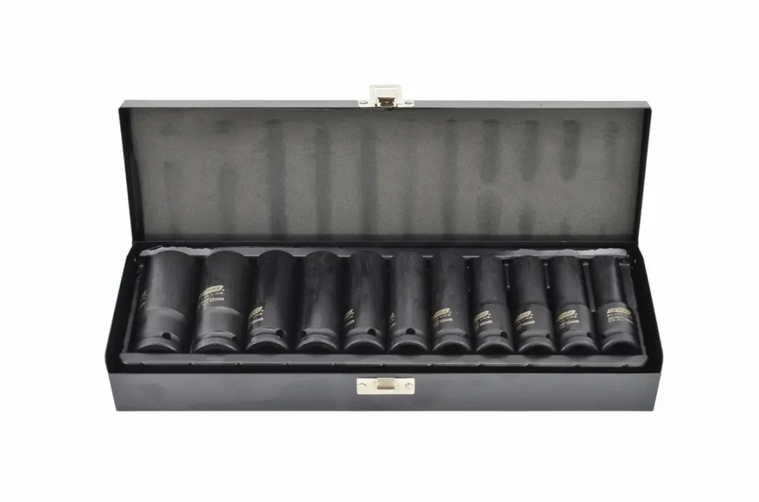 AWTOOLS Black Line Udarowe Nasadki Set 11 Stuks