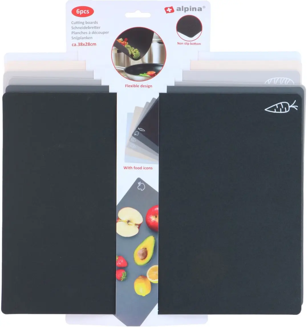 Alpina 6-delige Snijplanken Set 38x28cm