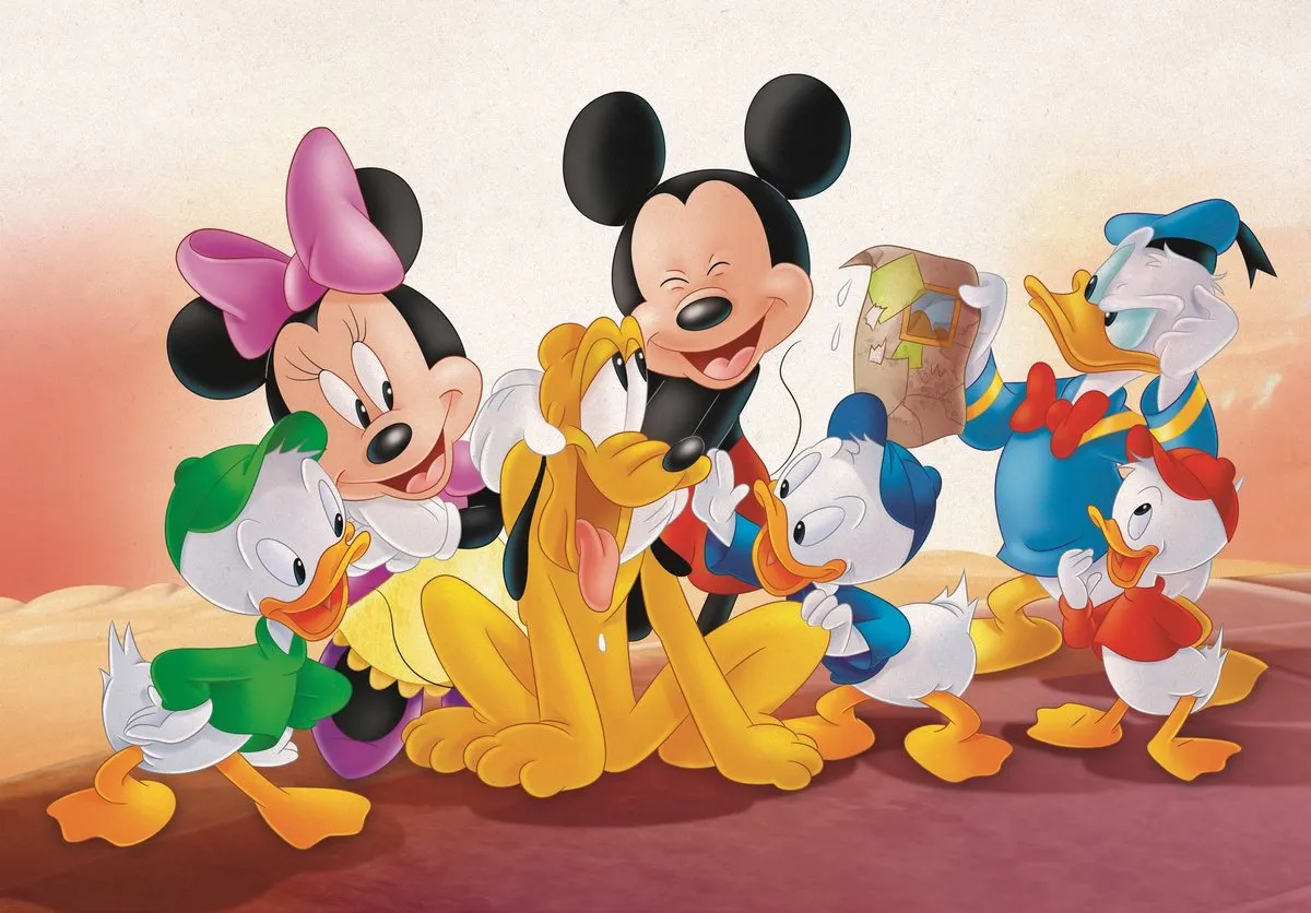 Disney Mickey Mouse Puzzel - 144 Stuks (3x48)