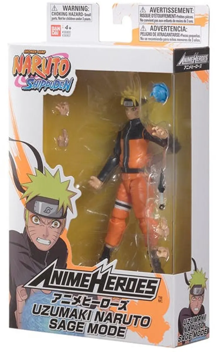Bandai Naruto Uzumaki Sage-modus Actiefiguur 17cm - 3296580369072