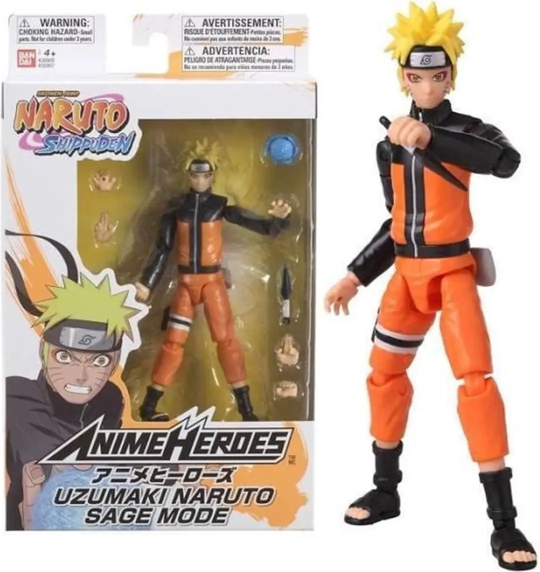 Bandai Naruto Uzumaki Sage-modus Actiefiguur 17cm