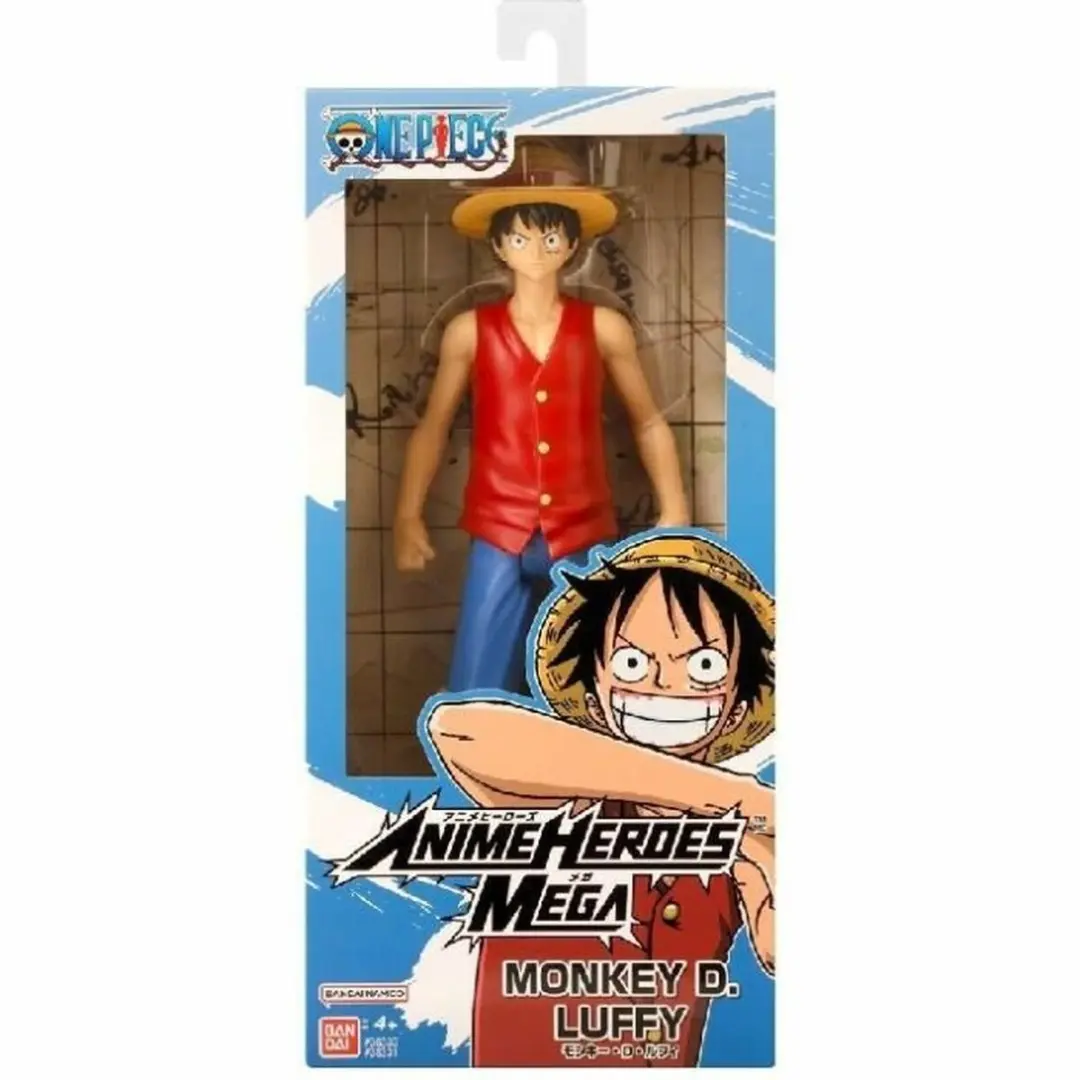 Bandai One Piece Anime Heroes Mega Luffy Figuur 30cm