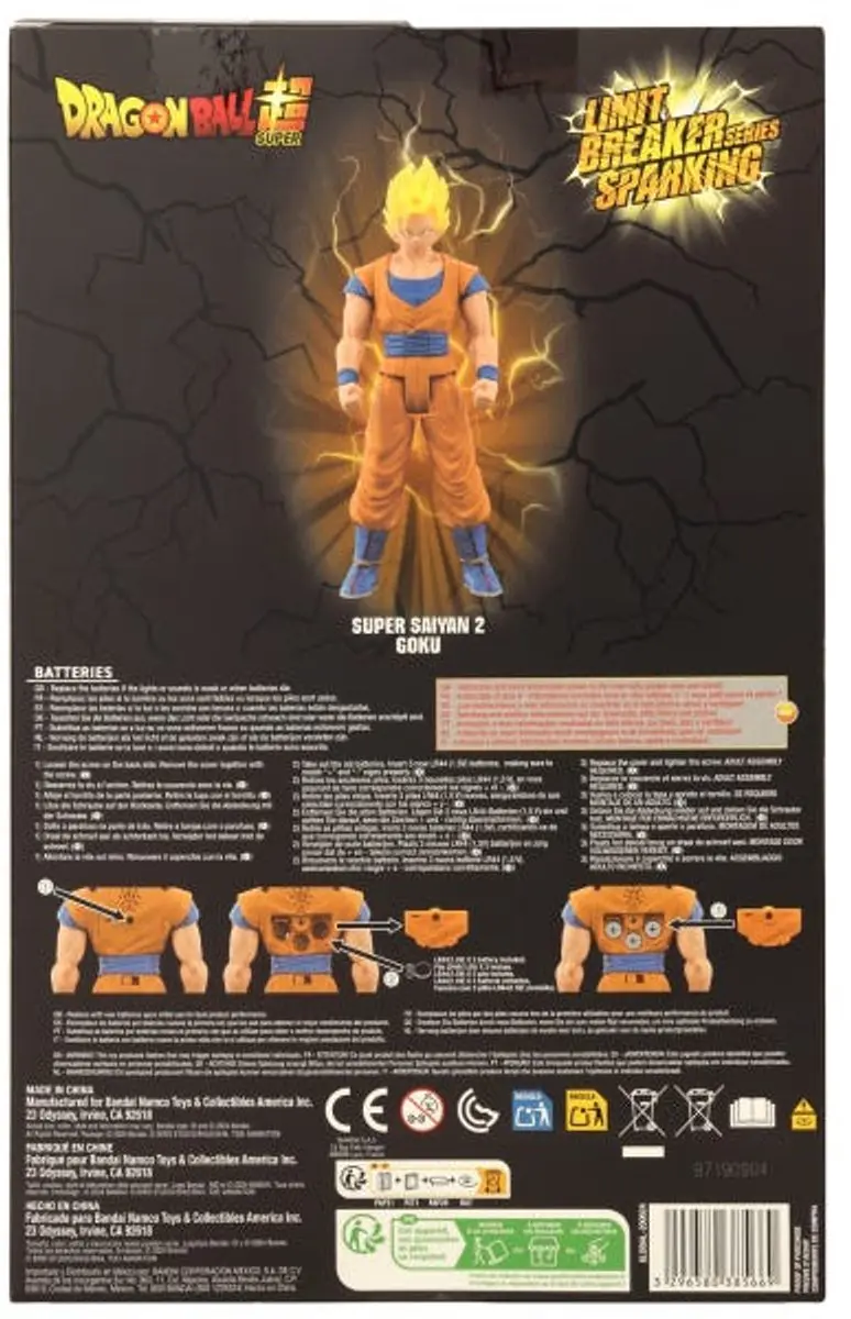 Bandai Dragon Ball Super Giant Limit Breaker Goku Lichtfiguur 30cm - Super Saiyan 2