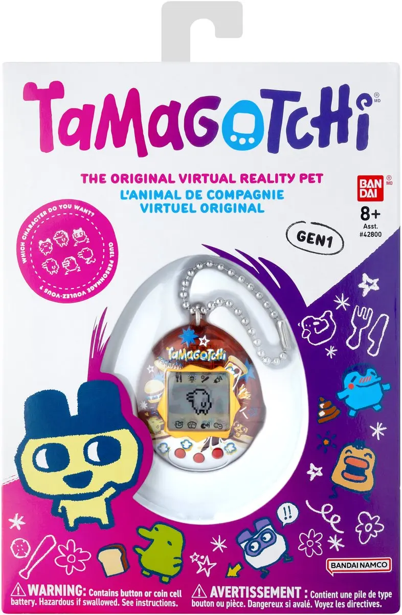 Bandai Tamagotchi Yummy - Interactief Digitaal Huisdier - LCD-Scherm - Frans