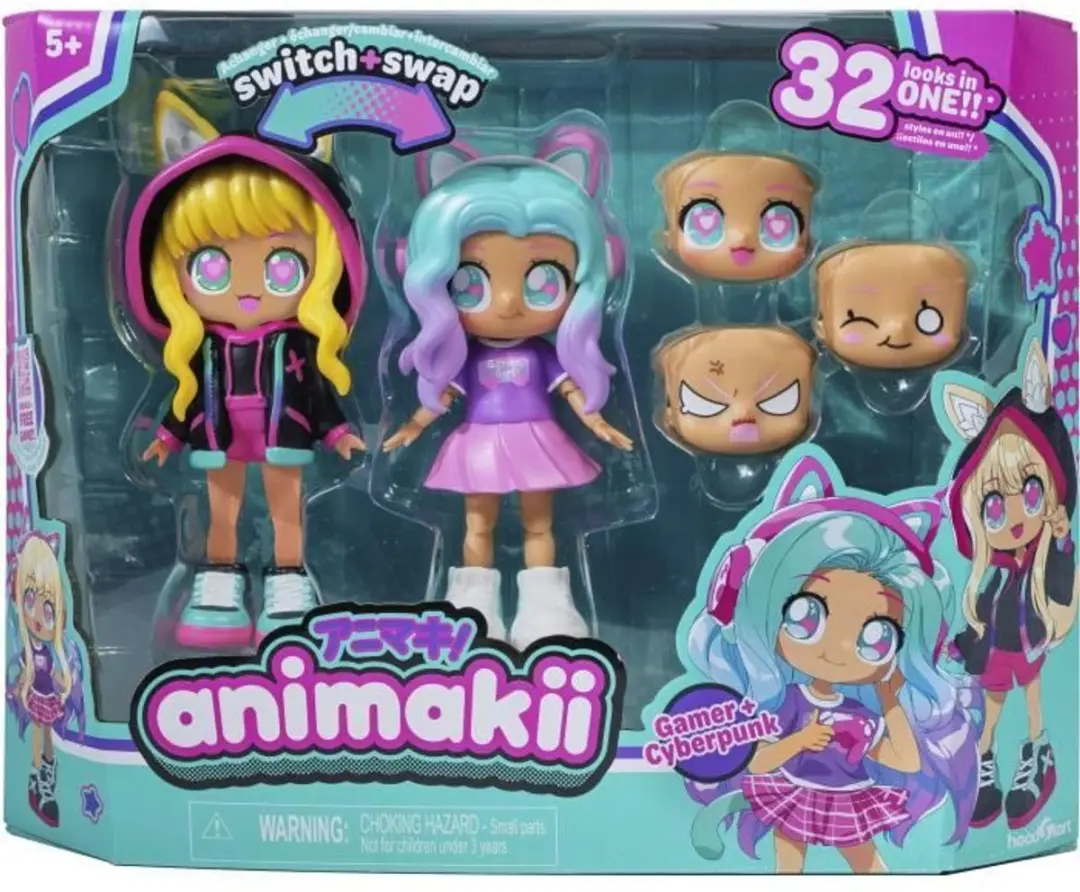 Bandai Animakii Cyberpunk & Gamer Aanpasbare Poppenset HEA26350