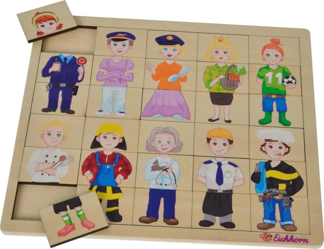 Eichhorn Lift Out Puzzle Mix and Match 30-delig