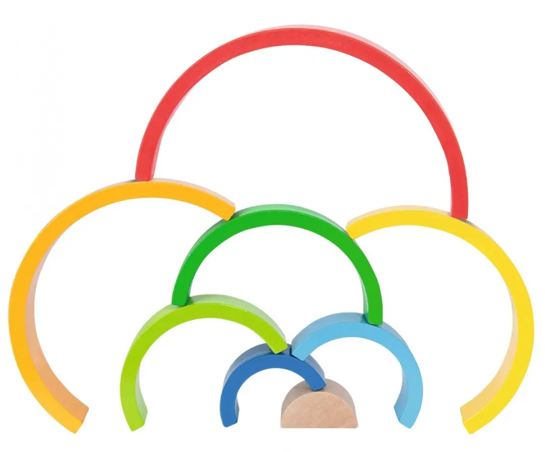 Eichhorn Regenboog Sorteer en Stapelspel - Meerkleurig - afbeelding 4 van 6