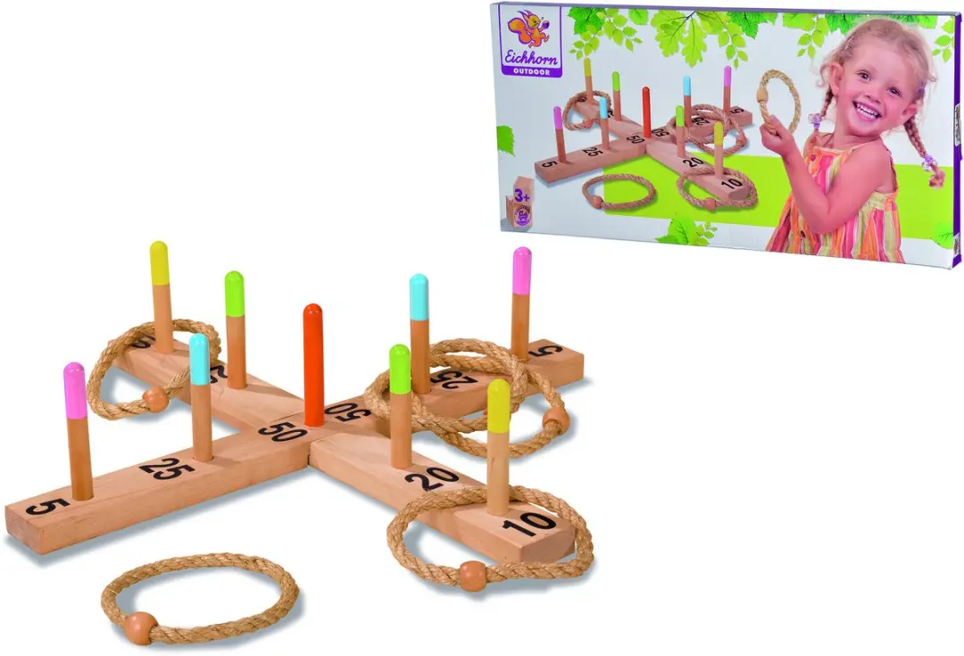 Eichhorn Houten Ringwerpspel Outdoor Meerkleurig