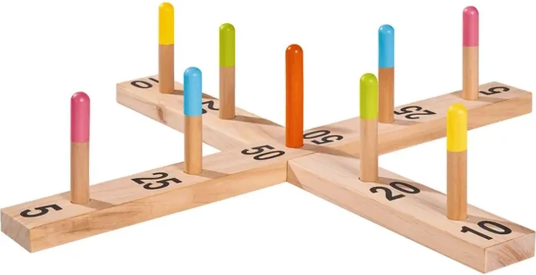 Eichhorn Houten Ringwerpspel Outdoor Meerkleurig - afbeelding 5 van 6