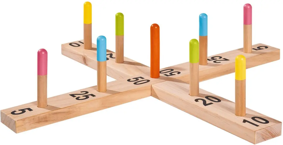 Eichhorn Houten Ringwerpspel Outdoor Meerkleurig - afbeelding 3 van 6