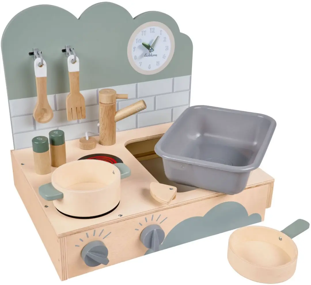 Eichhorn Houten Speelkeuken Compact - Meerkleurig - afbeelding 6 van 6