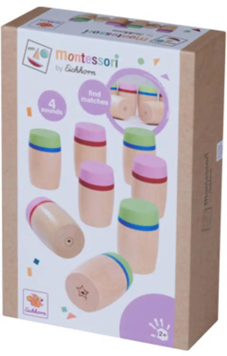 Eichhorn Montessori Sound-Memo - 8 Doosjes - afbeelding 4 van 5